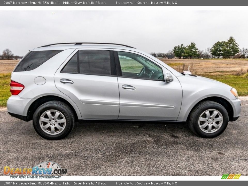 2007 Mercedes-Benz ML 350 4Matic Iridium Silver Metallic / Black Photo #3