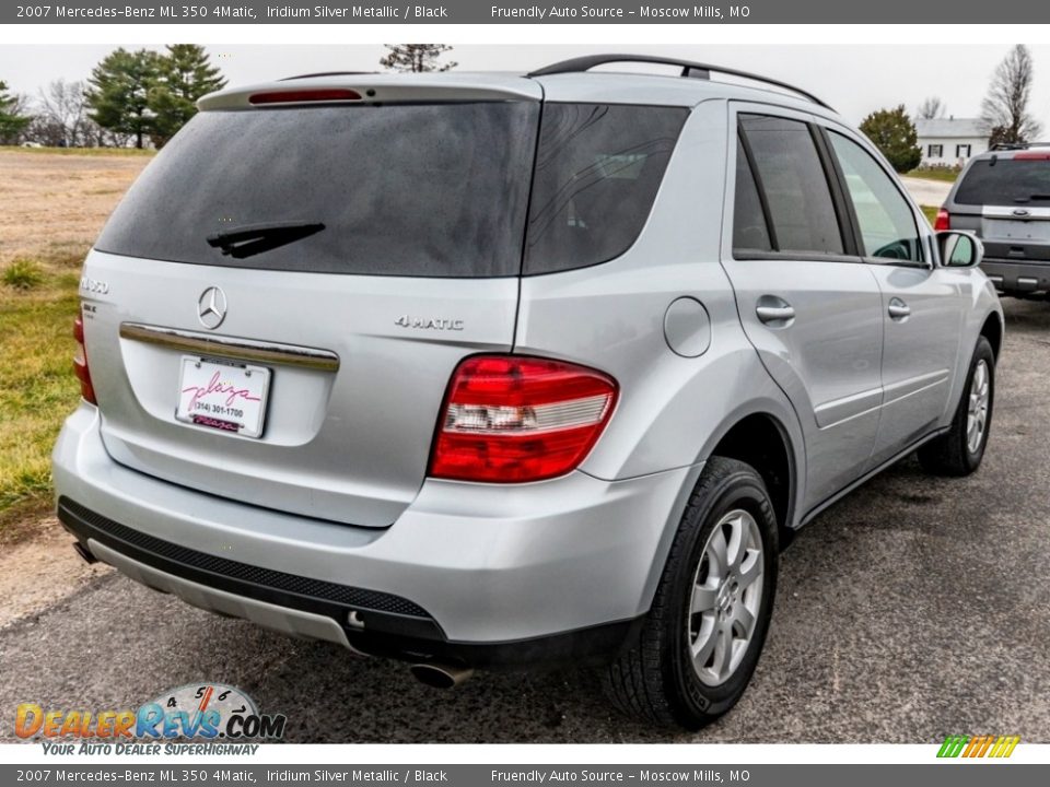 2007 Mercedes-Benz ML 350 4Matic Iridium Silver Metallic / Black Photo #4