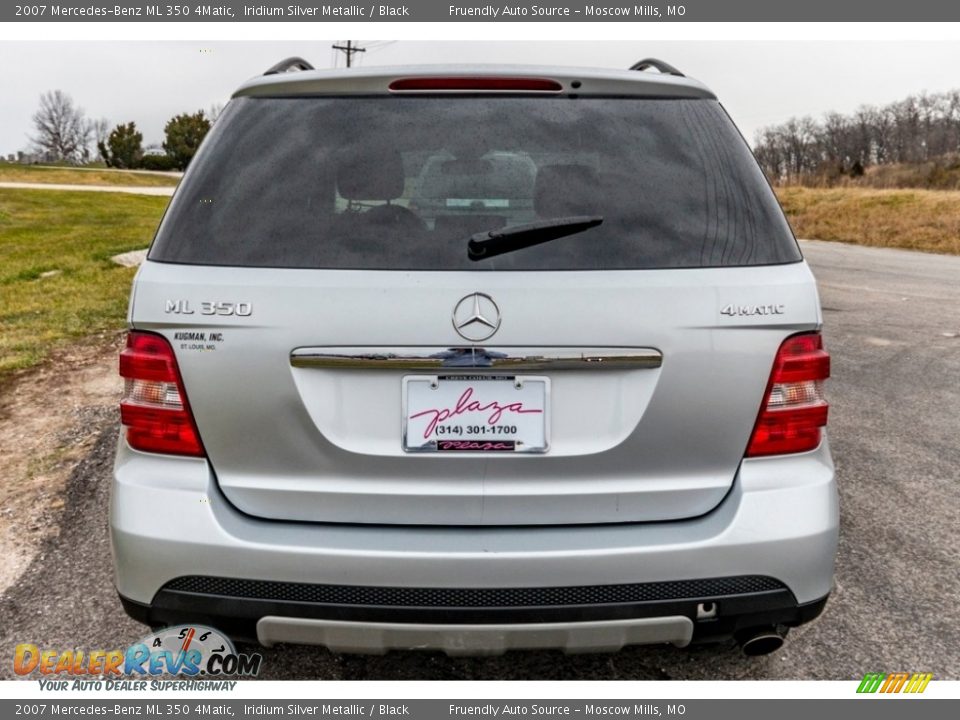 2007 Mercedes-Benz ML 350 4Matic Iridium Silver Metallic / Black Photo #5