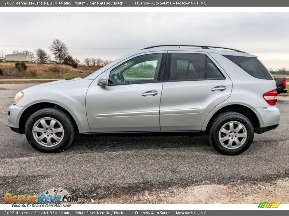 2007 Mercedes-Benz ML 350 4Matic Iridium Silver Metallic / Black Photo #7