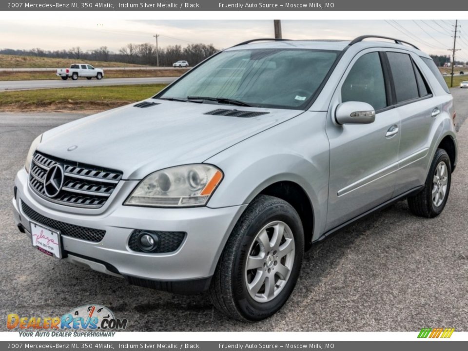 2007 Mercedes-Benz ML 350 4Matic Iridium Silver Metallic / Black Photo #8