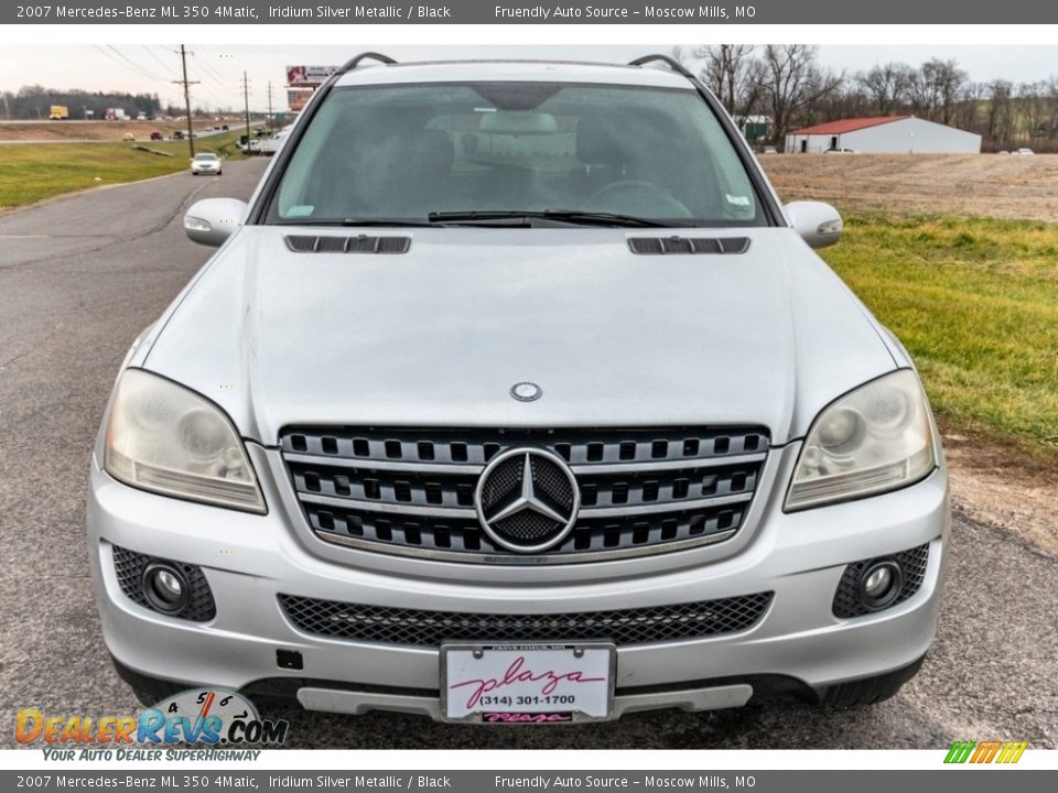 2007 Mercedes-Benz ML 350 4Matic Iridium Silver Metallic / Black Photo #9