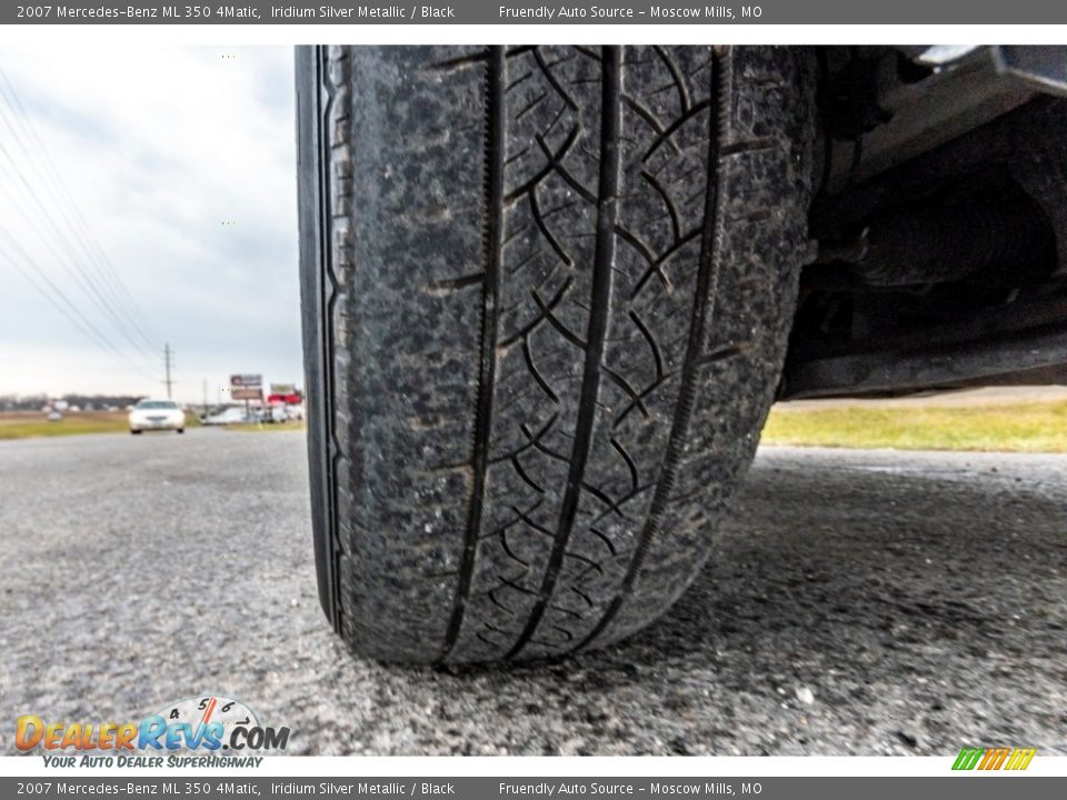 2007 Mercedes-Benz ML 350 4Matic Iridium Silver Metallic / Black Photo #11