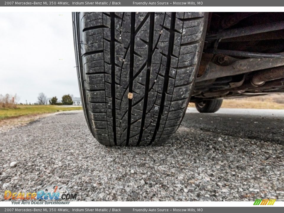 2007 Mercedes-Benz ML 350 4Matic Iridium Silver Metallic / Black Photo #14