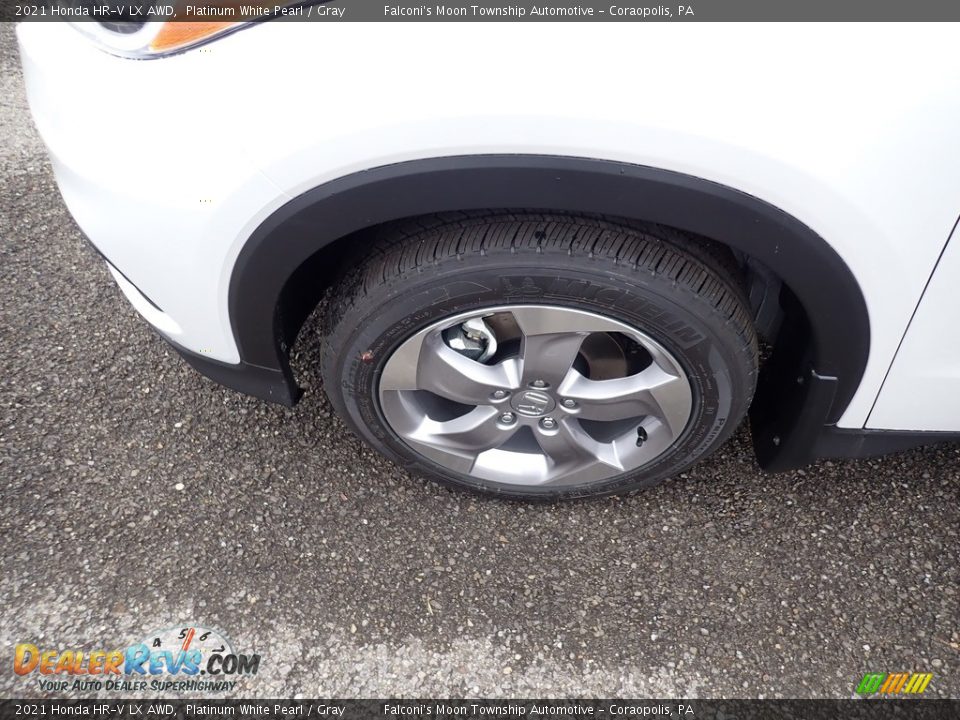 2021 Honda HR-V LX AWD Platinum White Pearl / Gray Photo #2