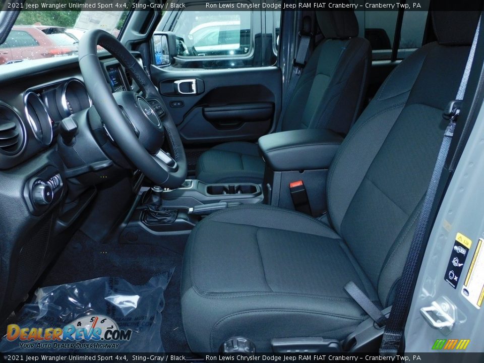 2021 Jeep Wrangler Unlimited Sport 4x4 Sting-Gray / Black Photo #11