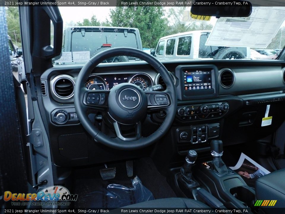 2021 Jeep Wrangler Unlimited Sport 4x4 Sting-Gray / Black Photo #13