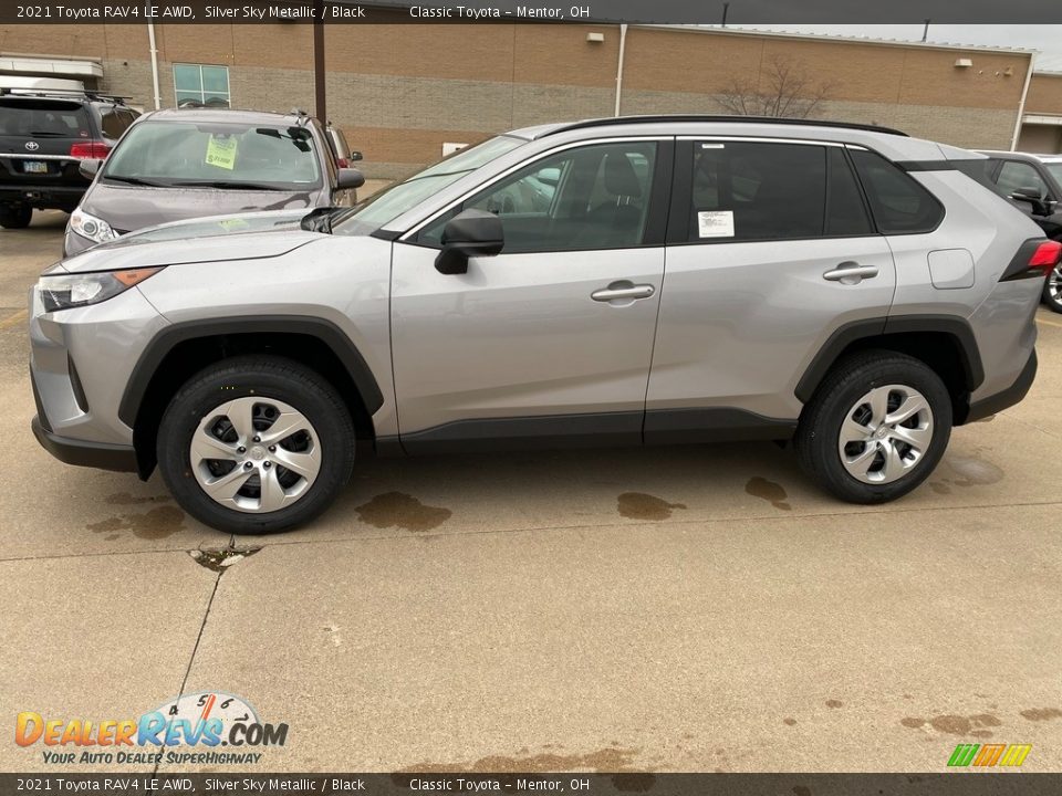 2021 Toyota RAV4 LE AWD Silver Sky Metallic / Black Photo #1