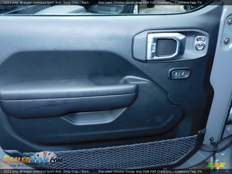 2021 Jeep Wrangler Unlimited Sport 4x4 Sting-Gray / Black Photo #14