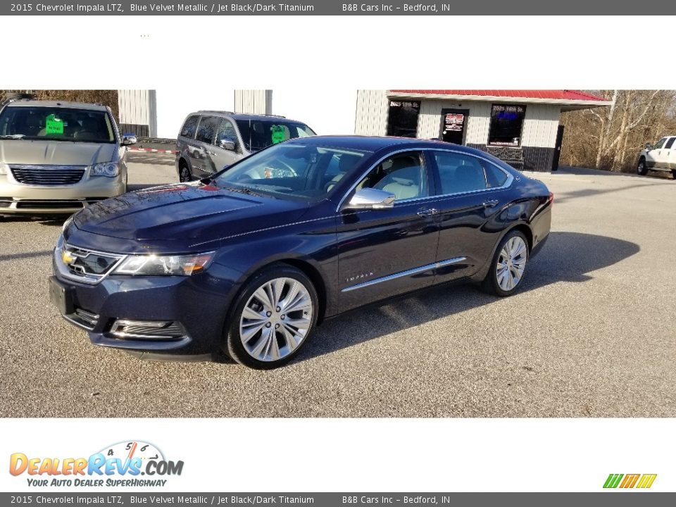 2015 Chevrolet Impala LTZ Blue Velvet Metallic / Jet Black/Dark Titanium Photo #1