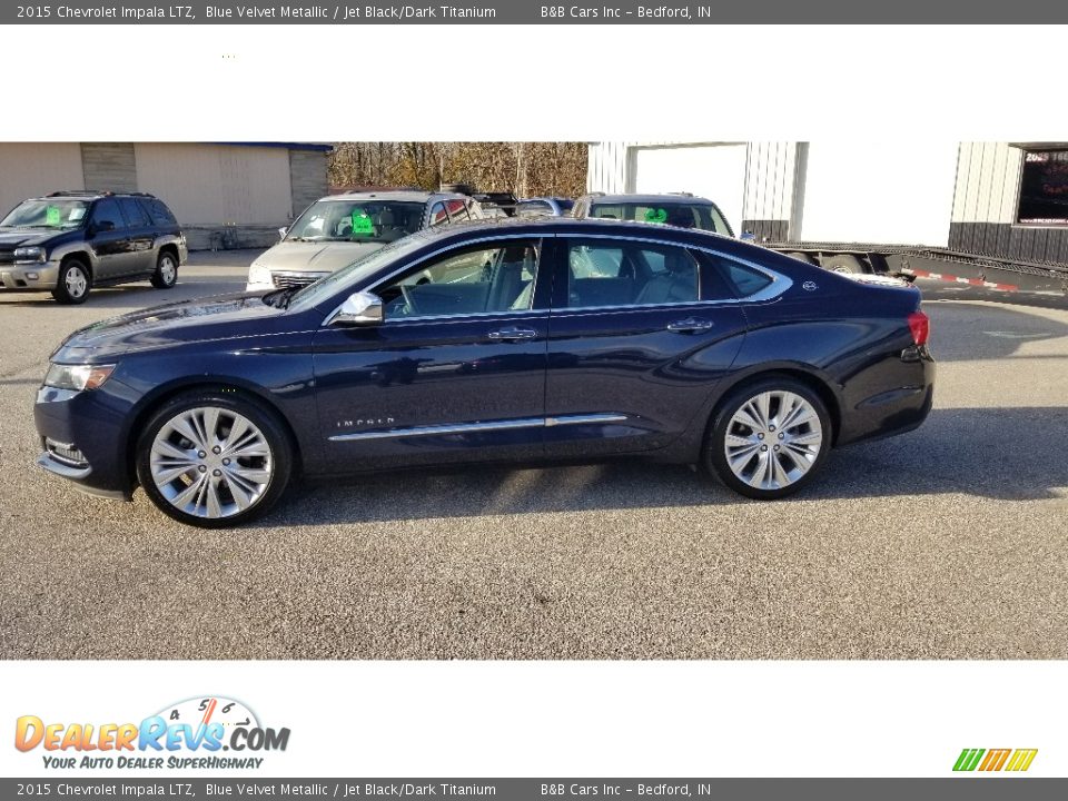 2015 Chevrolet Impala LTZ Blue Velvet Metallic / Jet Black/Dark Titanium Photo #2