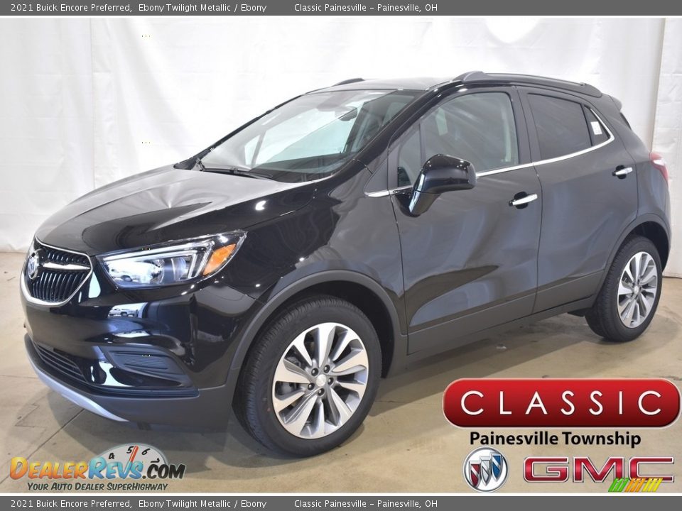 2021 Buick Encore Preferred Ebony Twilight Metallic / Ebony Photo #1