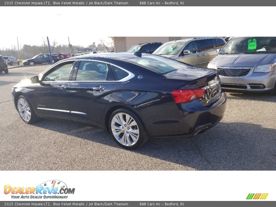 2015 Chevrolet Impala LTZ Blue Velvet Metallic / Jet Black/Dark Titanium Photo #3