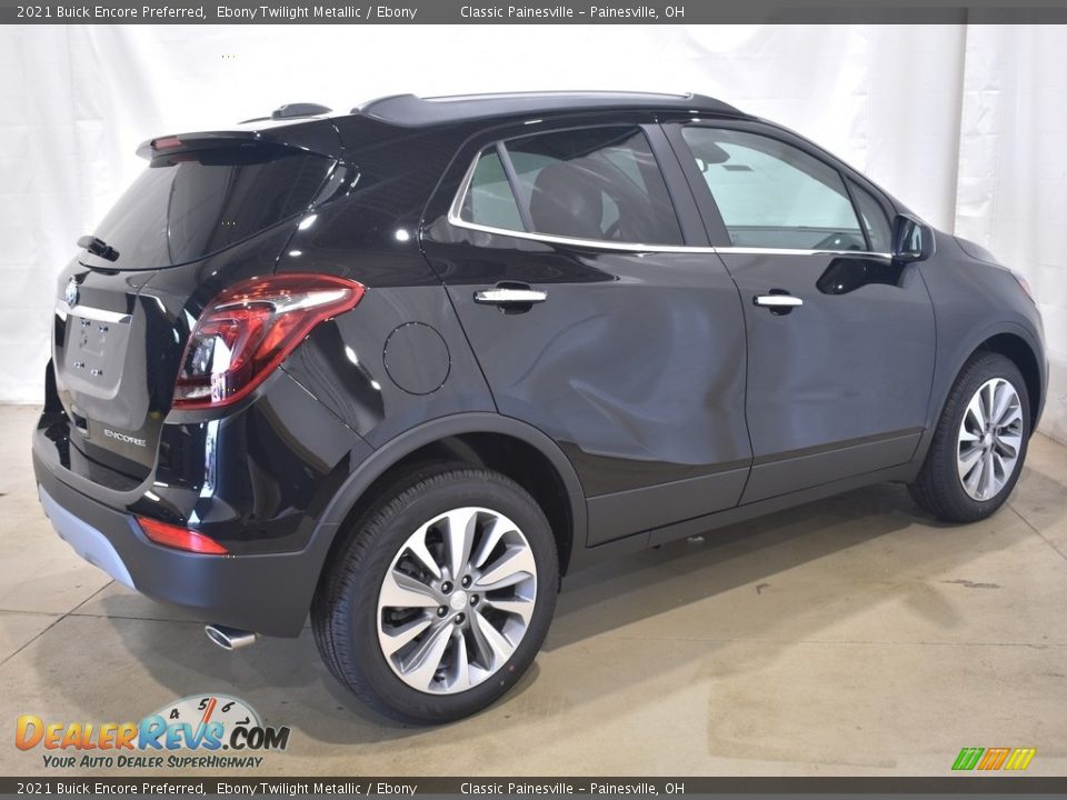 2021 Buick Encore Preferred Ebony Twilight Metallic / Ebony Photo #2