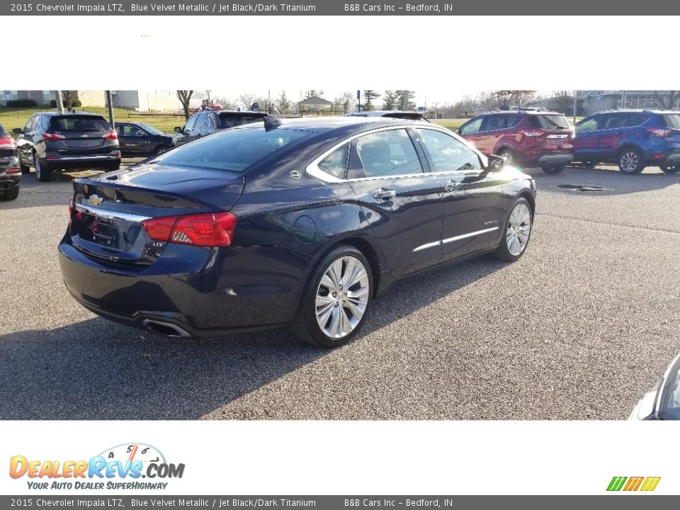 2015 Chevrolet Impala LTZ Blue Velvet Metallic / Jet Black/Dark Titanium Photo #5