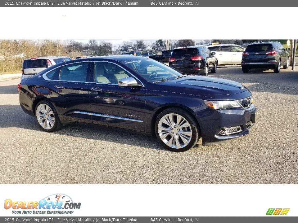 2015 Chevrolet Impala LTZ Blue Velvet Metallic / Jet Black/Dark Titanium Photo #6