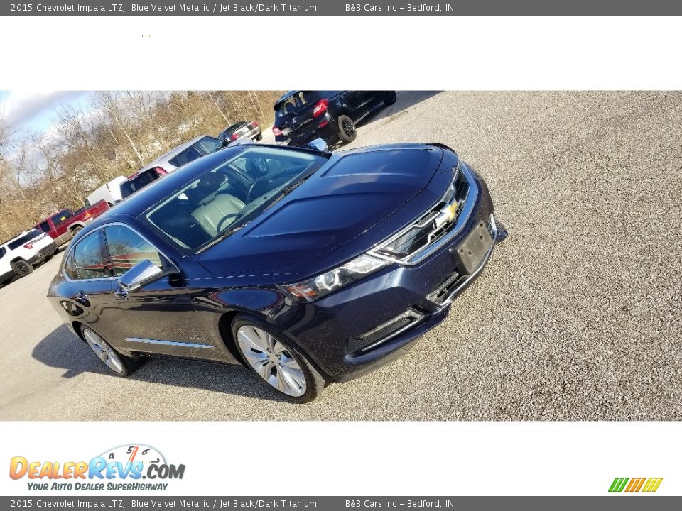 2015 Chevrolet Impala LTZ Blue Velvet Metallic / Jet Black/Dark Titanium Photo #7