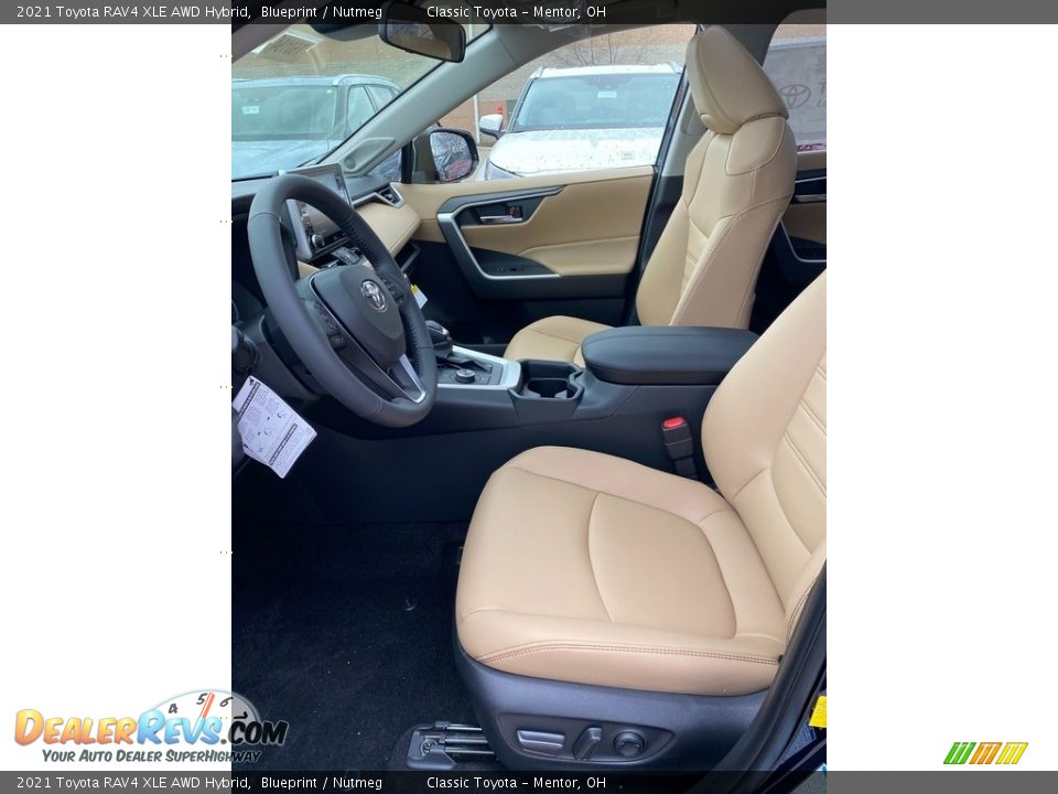 Front Seat of 2021 Toyota RAV4 XLE AWD Hybrid Photo #2