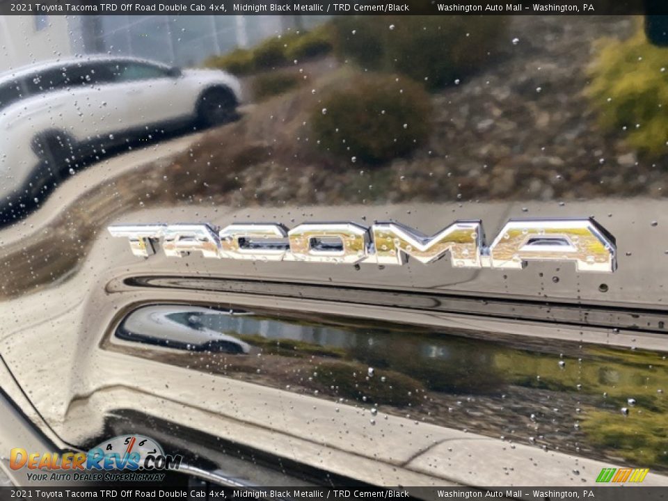 2021 Toyota Tacoma TRD Off Road Double Cab 4x4 Midnight Black Metallic / TRD Cement/Black Photo #26