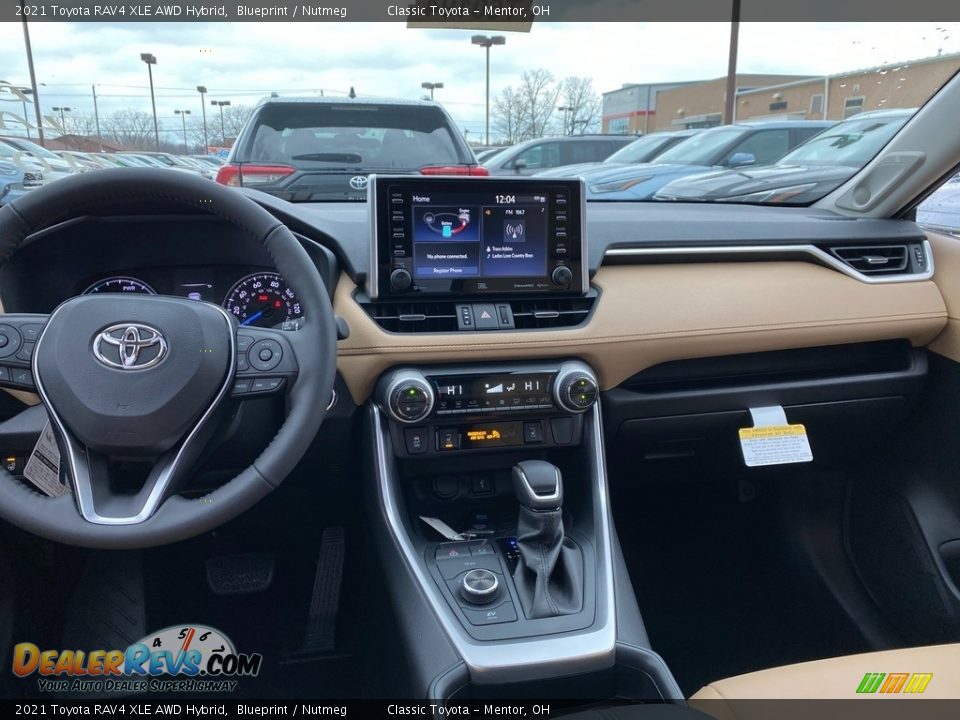 2021 Toyota RAV4 XLE AWD Hybrid Blueprint / Nutmeg Photo #4