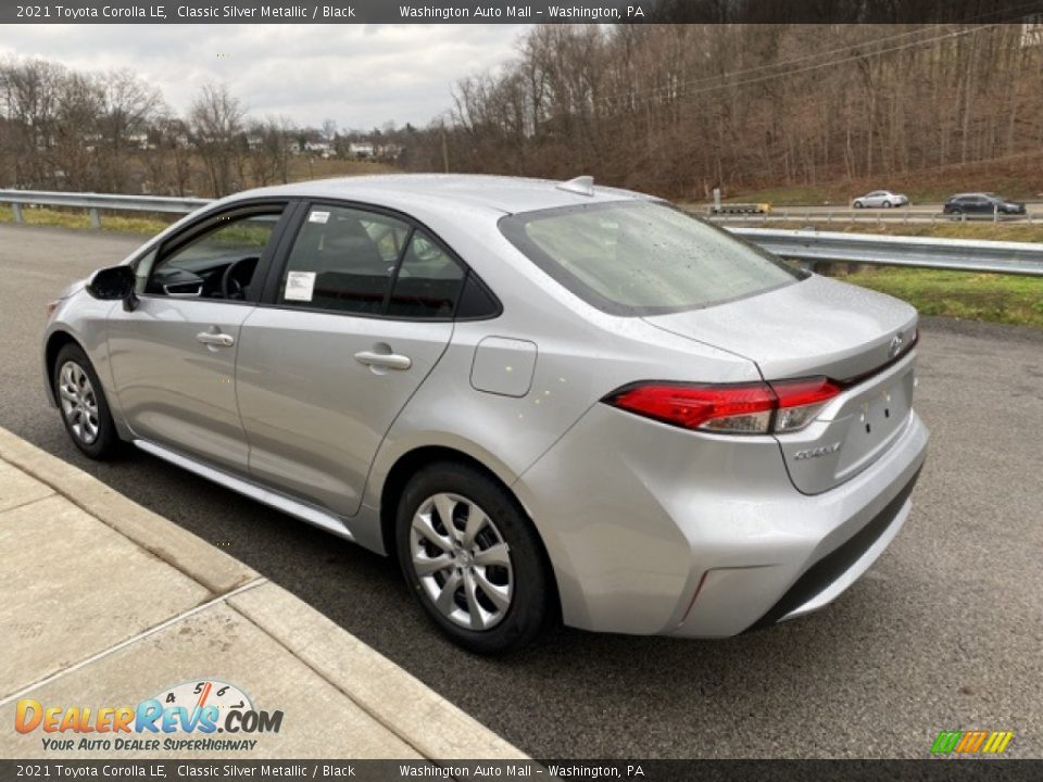 2021 Toyota Corolla LE Classic Silver Metallic / Black Photo #2