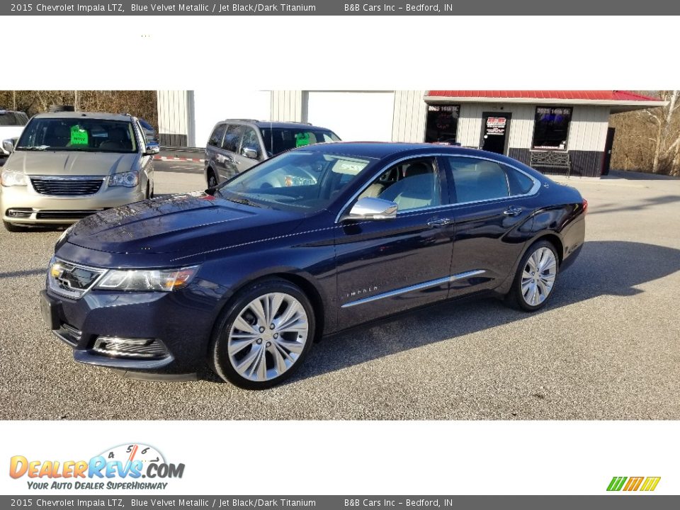 2015 Chevrolet Impala LTZ Blue Velvet Metallic / Jet Black/Dark Titanium Photo #18