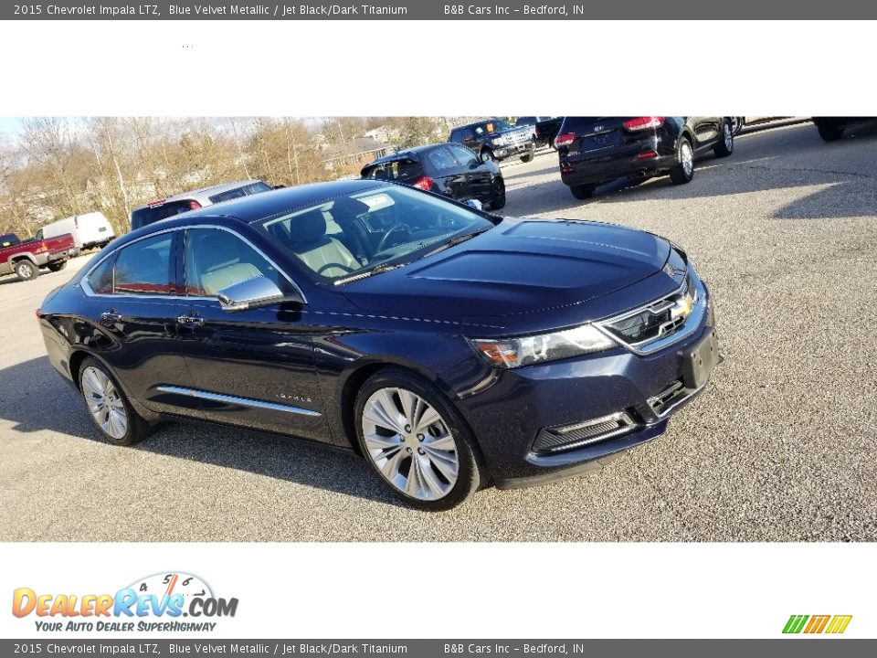 2015 Chevrolet Impala LTZ Blue Velvet Metallic / Jet Black/Dark Titanium Photo #19