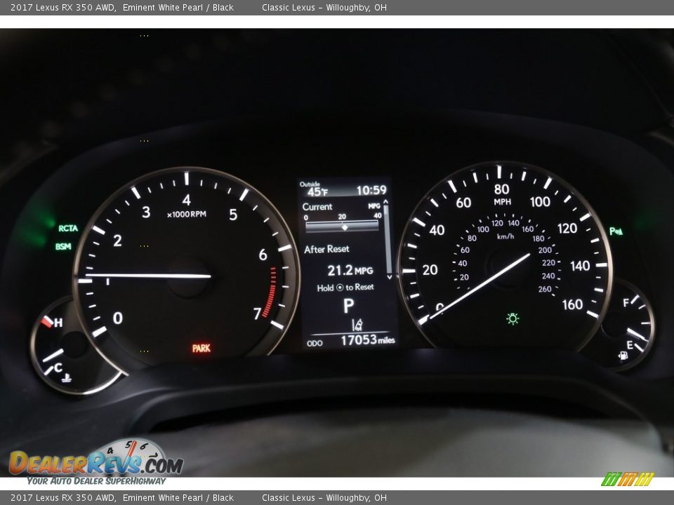 2017 Lexus RX 350 AWD Eminent White Pearl / Black Photo #8