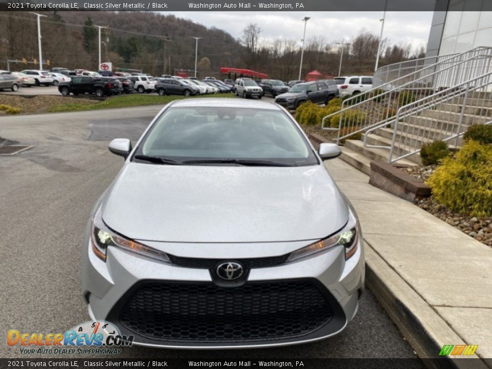 2021 Toyota Corolla LE Classic Silver Metallic / Black Photo #10