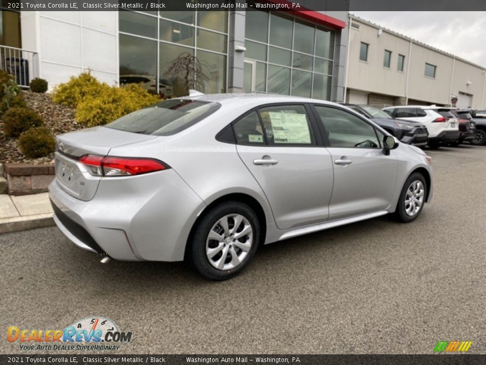 2021 Toyota Corolla LE Classic Silver Metallic / Black Photo #12