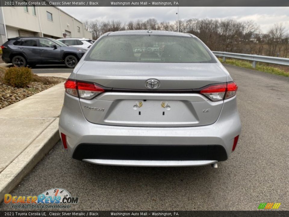 2021 Toyota Corolla LE Classic Silver Metallic / Black Photo #13