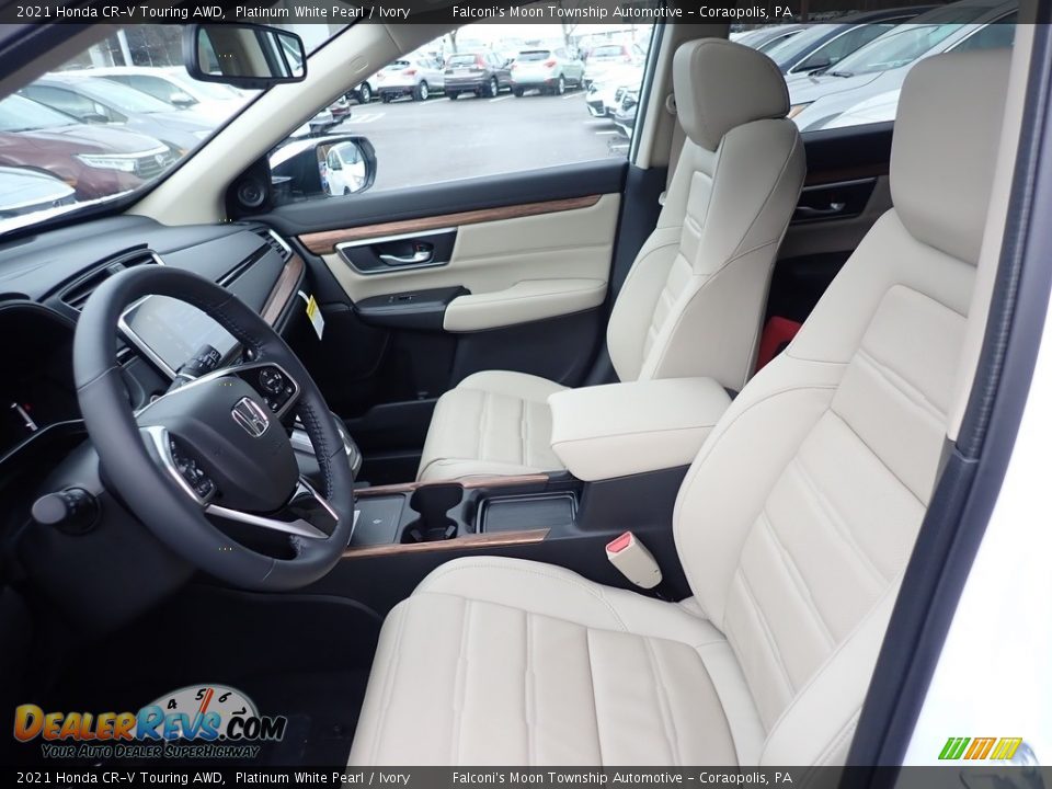 Front Seat of 2021 Honda CR-V Touring AWD Photo #8