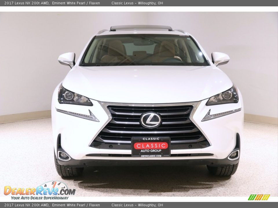 2017 Lexus NX 200t AWD Eminent White Pearl / Flaxen Photo #2