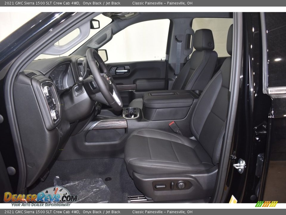 2021 GMC Sierra 1500 SLT Crew Cab 4WD Onyx Black / Jet Black Photo #6