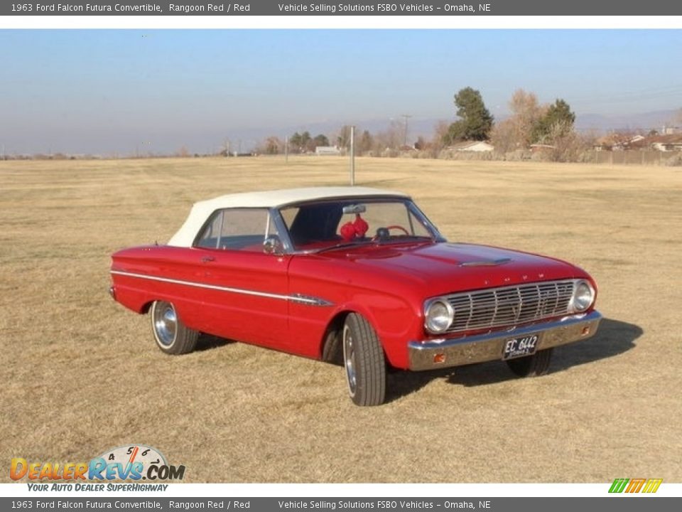 Front 3/4 View of 1963 Ford Falcon Futura Convertible Photo #3