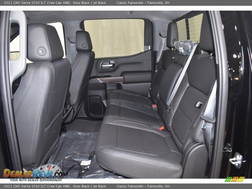 2021 GMC Sierra 1500 SLT Crew Cab 4WD Onyx Black / Jet Black Photo #7