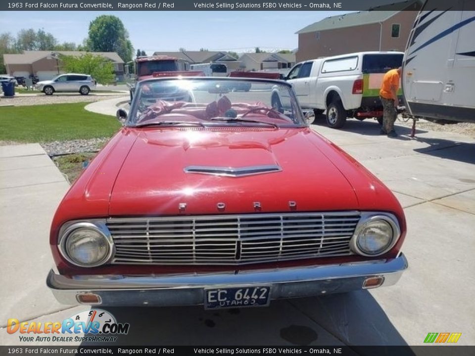 Rangoon Red 1963 Ford Falcon Futura Convertible Photo #5