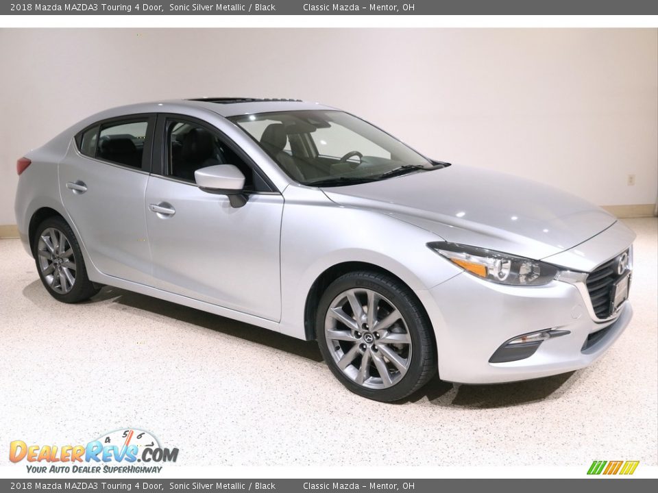 2018 Mazda MAZDA3 Touring 4 Door Sonic Silver Metallic / Black Photo #1