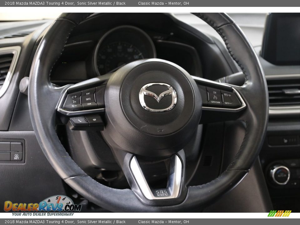 2018 Mazda MAZDA3 Touring 4 Door Sonic Silver Metallic / Black Photo #7