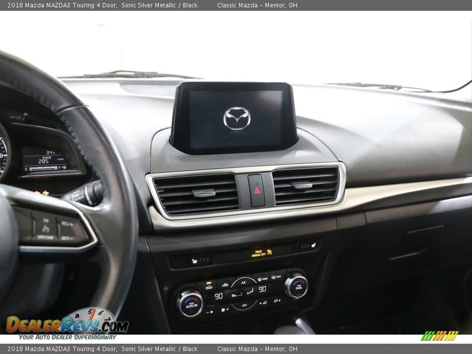 2018 Mazda MAZDA3 Touring 4 Door Sonic Silver Metallic / Black Photo #9
