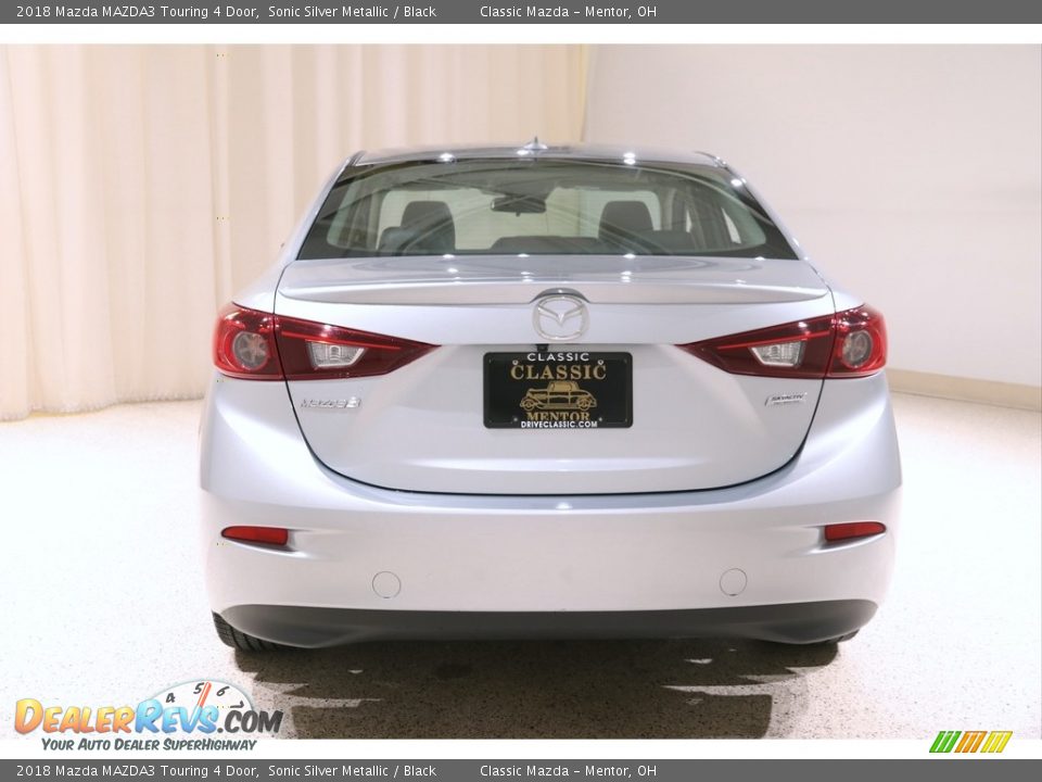 2018 Mazda MAZDA3 Touring 4 Door Sonic Silver Metallic / Black Photo #19