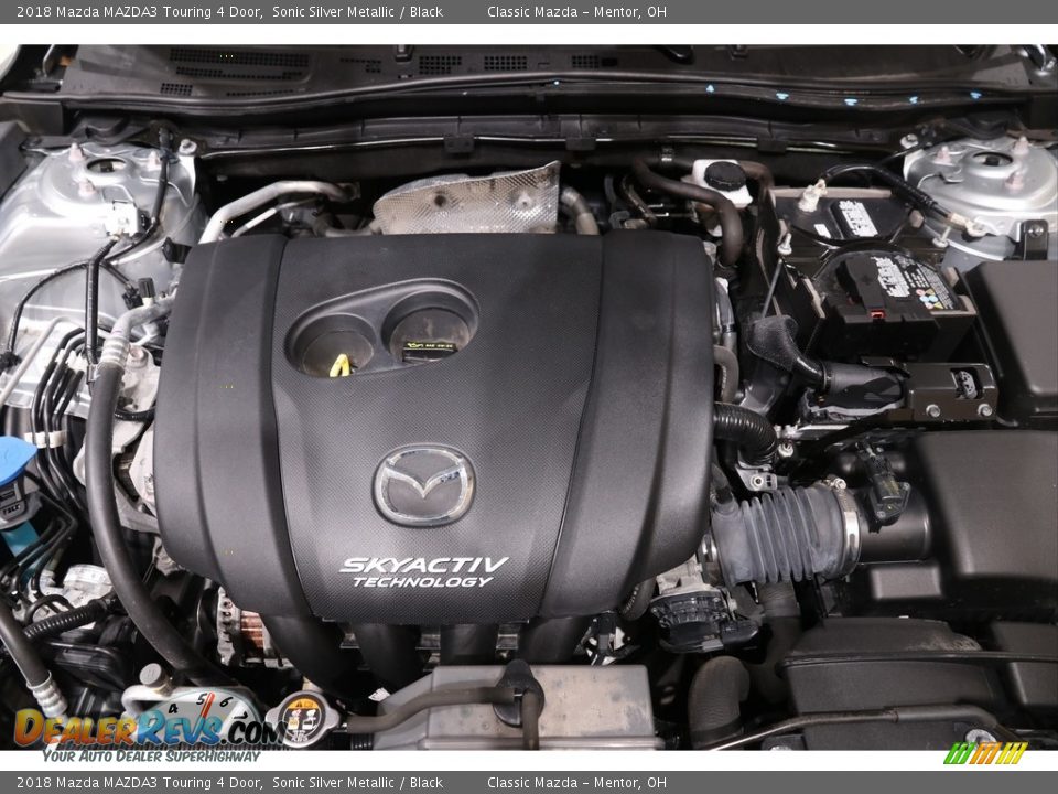 2018 Mazda MAZDA3 Touring 4 Door Sonic Silver Metallic / Black Photo #20