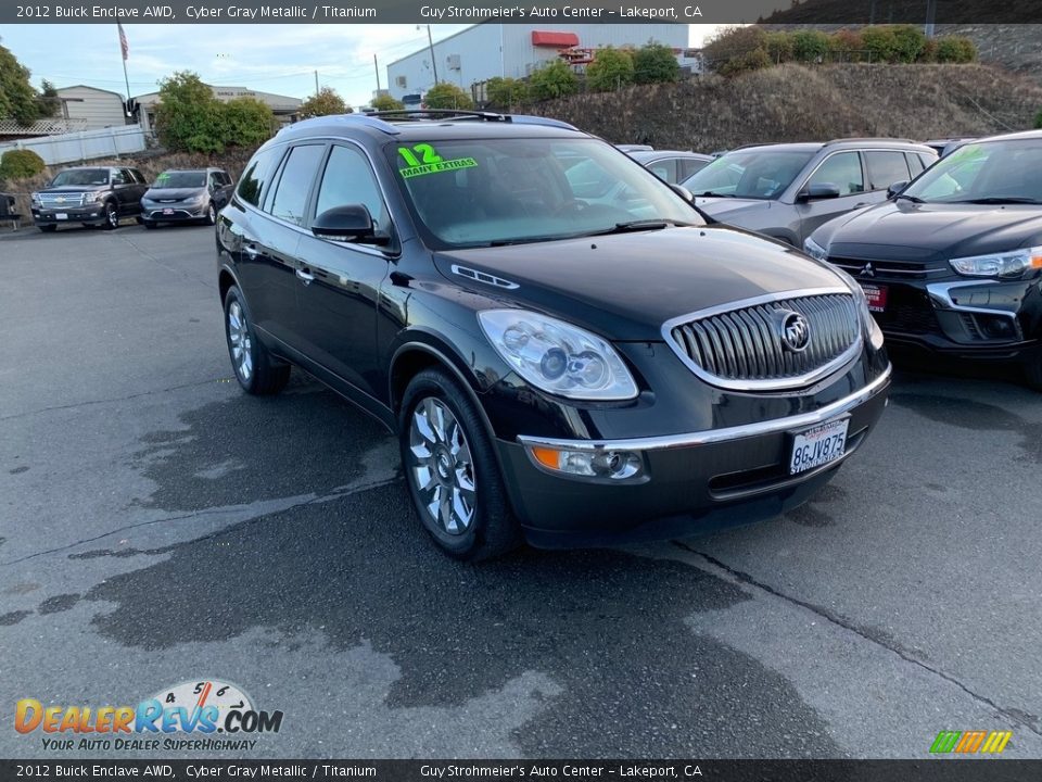 2012 Buick Enclave AWD Cyber Gray Metallic / Titanium Photo #3