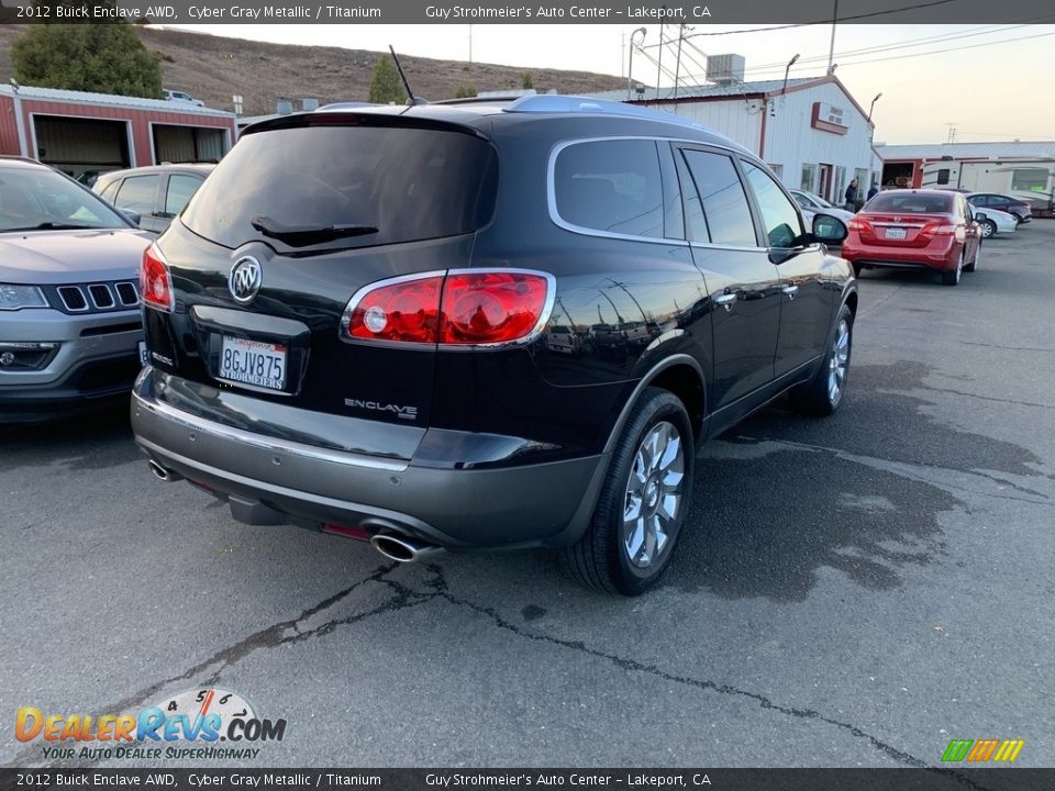 2012 Buick Enclave AWD Cyber Gray Metallic / Titanium Photo #5