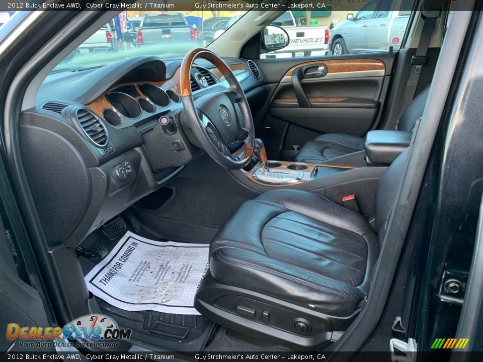 2012 Buick Enclave AWD Cyber Gray Metallic / Titanium Photo #10