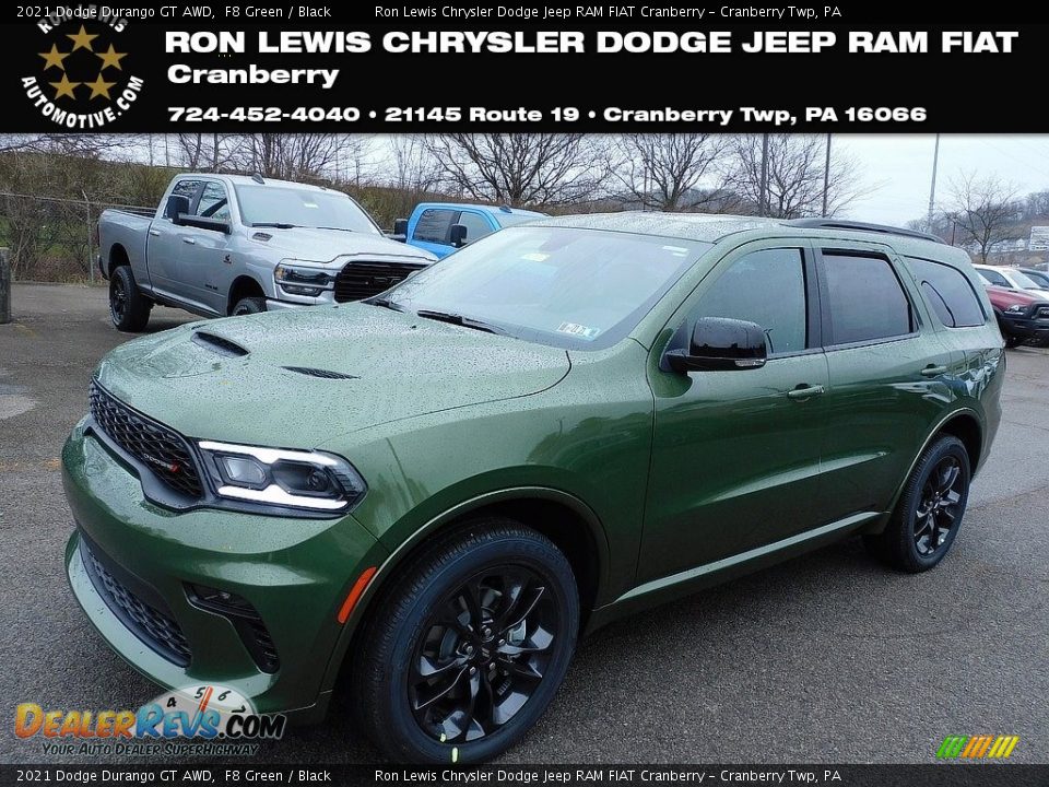 2021 Dodge Durango GT AWD F8 Green / Black Photo #1