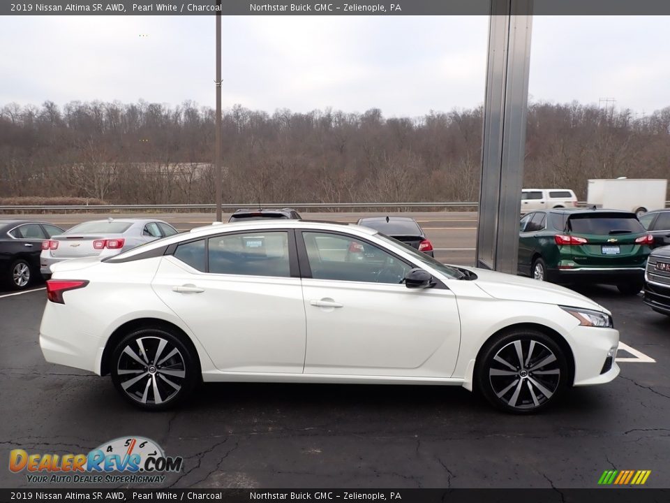 Pearl White 2019 Nissan Altima SR AWD Photo #5