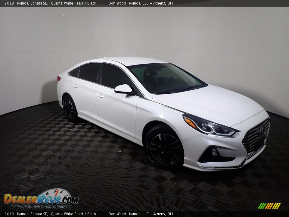 2019 Hyundai Sonata SE Quartz White Pearl / Black Photo #2