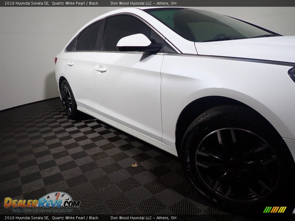 2019 Hyundai Sonata SE Quartz White Pearl / Black Photo #3