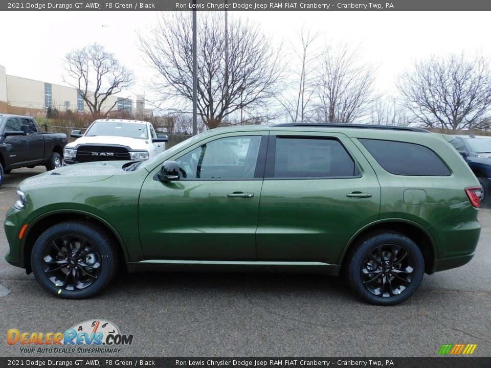 2021 Dodge Durango GT AWD F8 Green / Black Photo #9